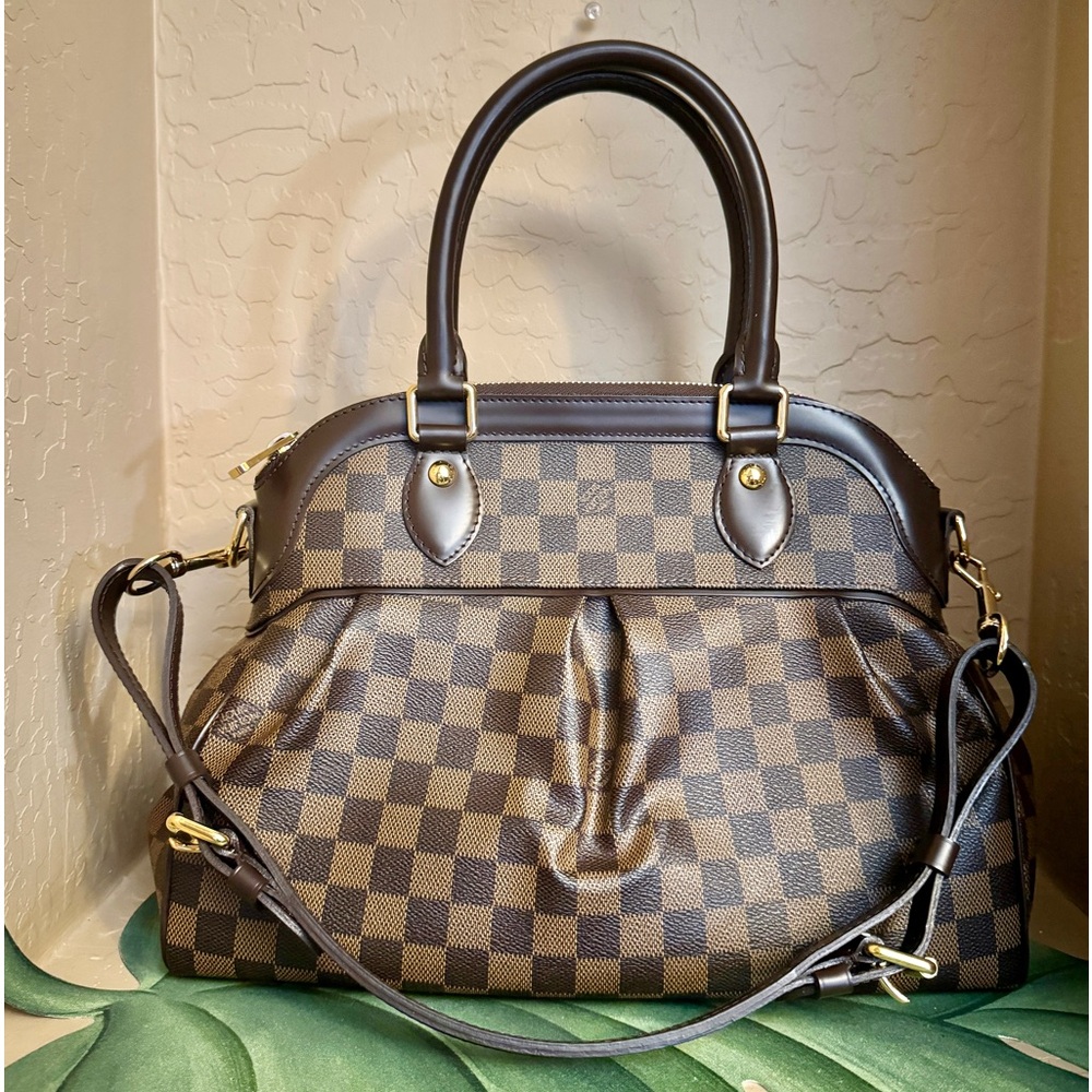 Louis Vuitton Trevi PM Damier Ebene Bag Pre-loved, Authenticated By Entrupy